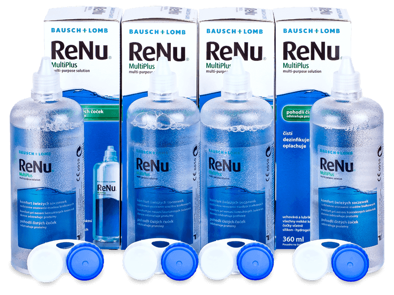Roztok ReNu MultiPlus 4 x 360 ml - Economy 4-pack - solution
