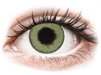Barevné kontaktní čočky - TopVue Daily Color - Green - dioptrické jednodenní