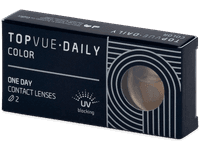TopVue Daily Color - Honey - dioptrické jednodenní (2 čočky) - Barevné kontaktní čočky
