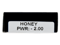 TopVue Daily Color - Honey - dioptrické jednodenní (2 čočky) - Náhled parametrů čoček