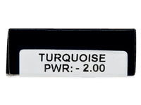 TopVue Daily Color - Turquoise - dioptrické jednodenní (2 čočky) - Náhled parametrů čoček