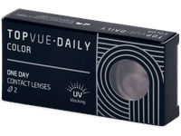 TopVue Daily Color - Violet - dioptrické jednodenní (2 čočky) - Barevné kontaktní čočky