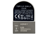 TopVue Daily Color - Honey - nedioptrické jednodenní (2 čočky)