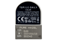 TopVue Daily Color - Pure Hazel - nedioptrické jednodenní (2 čočky)