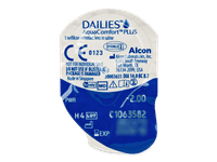Dailies AquaComfort Plus (30 čoček) - Vzhled blistru s čočkou