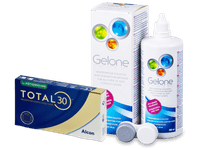 TOTAL30 for Astigmatism (6 čoček) + roztok Gelone 360 ml - Předchozí design