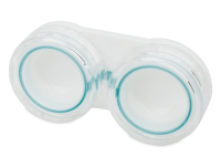 Pouzdra na kontaktní čočky - Pouzdro na čočky - průhledné modré