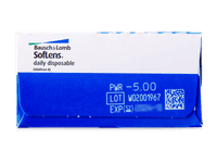 SofLens Daily Disposable (30 čoček) - Náhled parametrů čoček