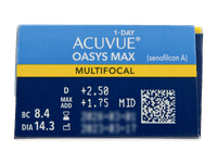 Acuvue Oasys Max 1-Day Multifocal (30 čoček)