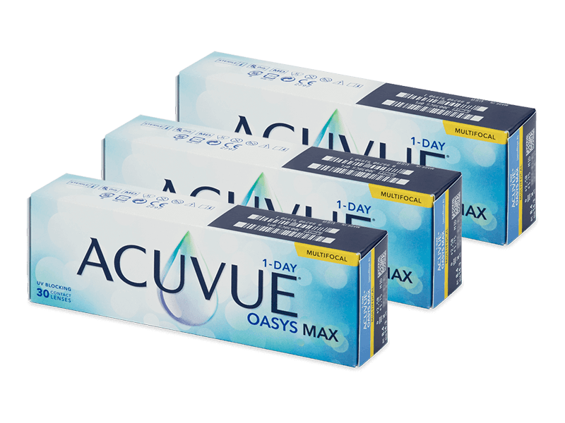 Acuvue Oasys Max 1-Day Multifocal (90 čoček) - Multifokální kontaktní čočky