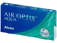 Air Optix Aqua (6 čoček) - Měsíční kontaktní čočky