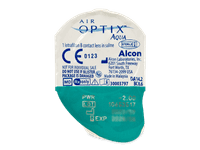 Air Optix Aqua (6 čoček) - Vzhled blistru s čočkou