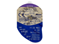 TOTAL30 Multifocal (6 čoček) - Vzhled blistru s čočkou