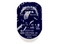 Gelone Monthly (1 čočka) - Vzhled blistru s čočkou