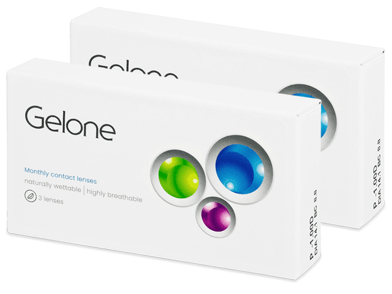 Gelone Monthly (6 čoček) - Měsíční kontaktní čočky