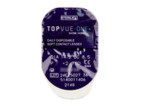 TopVue One+ (30 čoček) - Vzhled blistru s čočkou
