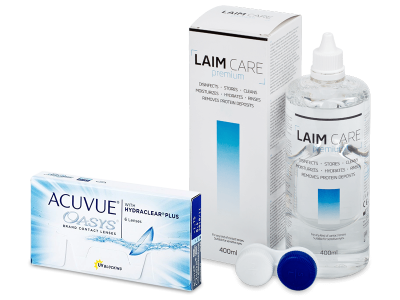 Acuvue Oasys (6 čoček) + Laim Care 400 ml