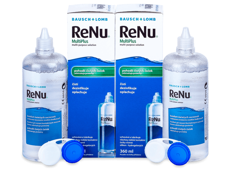 Roztok ReNu MultiPlus 2x 360 ml - Výhodné dvojbalení roztoku