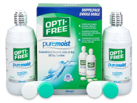 Roztoky na kontaktní čočky - Roztok OPTI-FREE PureMoist 2 x 300 ml